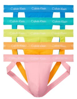 Calvin Klein The Pride Edit Cotton Stretch Jock Strap 5-Pack NB2041