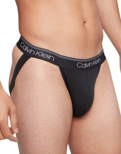 Calvin Klein Micro Stretch 3-Pack Jock Strap NB3203 -Smooth Men Wear Store NB3203 001 alternate2