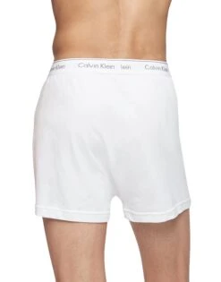 Calvin Klein Cotton Classics 3 Pack Knit Boxer NB4005 -Smooth Men Wear Store NB4005 100 alternate1