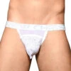 Andrew Christian Snow Sheer Arch Jock W/ Almost Naked 92248 -Smooth Men Wear Store Nov 92248Jock01