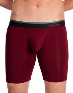 Obviously Men's PrimeMan Long Boxer Brief A01 -Smooth Men Wear Store Obviously A01 Maroon 1L B 3 5092df07 5dce 488e 942f 7882f2d6ad8e