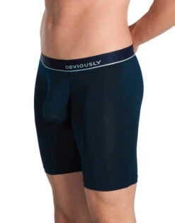Obviously Men's PrimeMan Long Boxer Brief A01 -Smooth Men Wear Store Obviously A01 Midnight 1M B 3