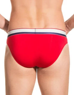Obviously Men's PrimeMan Hipster Brief A04 -Smooth Men Wear Store Obviously A04 Red 1D B 2