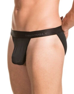 Obviously Men's PrimeMan Bikini Brief A05 -Smooth Men Wear Store Obviously A05 Black 1A B 1