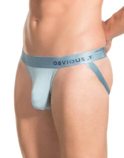Obviously Men's PrimeMan Jockstrap A07 -Smooth Men Wear Store Obviously A07 Ice 1E B 2