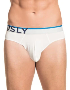 Obviously Men's EveryMan Brief B02 -Smooth Men Wear Store Obviously B02 White 1N B 1