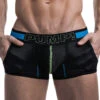PUMP! Men's Sonic Jogger Low Rise Mesh Trunk W/ Pockets Black 11048 -Smooth Men Wear Store PUMP 11048 Black B 2