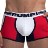 PUMP Academy Jogger Low Rise Red/White/Navy Trunk 11073 -Smooth Men Wear Store PUMP 11073 White Red B 1