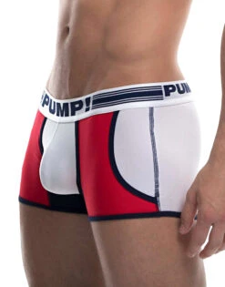 PUMP Academy Jogger Low Rise Red/White/Navy Trunk 11073 7 PUMP Academy Jogger Low Rise Red/White/Navy Trunk 11073 -Smooth Men Wear Store PUMP 11073 White Red B 3