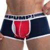 PUMP Academy Touchdown Low Rise Navy/Red/White Cotton Trunk 11077 -Smooth Men Wear Store PUMP 11077 Navy Red B 1