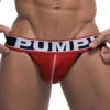 PUMP! Men's Fever Low Rise Mesh Jock Red 15014 -Smooth Men Wear Store PUMP 15014 Red B 3