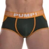 PUMP Squad Access Backless Low Rise Trunk Green/Orange/White 15039 -Smooth Men Wear Store PUMP 15039 Green Orange B 1
