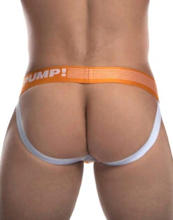 PUMP Creamsicle Orange Low Rise Cotton Mesh Jockstrap 15041 -Smooth Men Wear Store PUMP 15041 Orange B 2