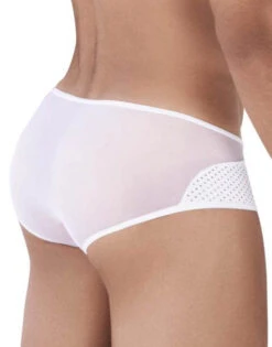 Pikante Leonidas Mesh Brief PIK-0342 -Smooth Men Wear Store Pikante 0342 White 2