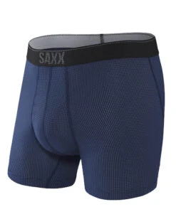 SAXX Quest Boxer Brief SXBB70F -Smooth Men Wear Store SAXX SXBB70F MidnightBlueII FLAT 2