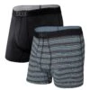 SAXX Quest Quick Dry Mesh Boxer Brief Fly 2 Pack SXPP2Q -Smooth Men Wear Store SAXX SXPP2Q SBI