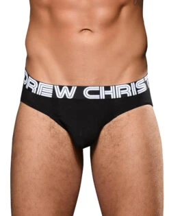 Andrew Christian Almost Naked Bamboo Brief 92149 -Smooth Men Wear Store Sep 92149Brief Black01