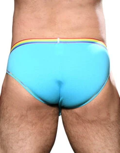 Andrew Christian Boy Brief Unicorn 3-Pack W/ Almost Naked 92155 -Smooth Men Wear Store Sep 92155Brief Aqua05