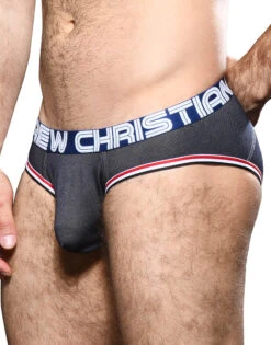 Andrew Christian Denim Brief W/ Almost Naked 92190 -Smooth Men Wear Store Sep 92190Brief02