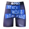 PSD That's What She Said - The Office Boxer Brief E11911039 -Smooth Men Wear Store Thats What She Said Front 1
