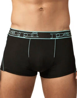 Papi Performance Trunk 2-Pack UMPA030 -Smooth Men Wear Store UMPA030 BlackAquaSplash 2Pack 1