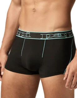 Papi Performance Trunk 2-Pack UMPA030 -Smooth Men Wear Store UMPA030 BlackAquaSplash 2Pack 2
