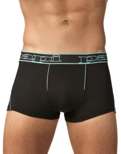 Papi Performance Trunk 2-Pack UMPA030 -Smooth Men Wear Store UMPA030 BlackAquaSplash 2Pack 4
