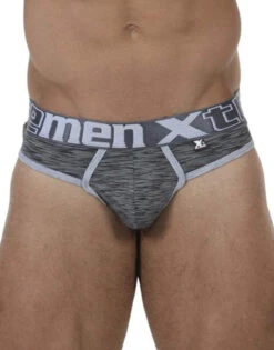 Xtremen Microfiber Thong 91072 -Smooth Men Wear Store Xtremen 91072 Black B 1