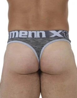 Xtremen Microfiber Thong 91072 -Smooth Men Wear Store Xtremen 91072 Black B 2