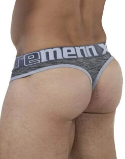 Xtremen Microfiber Thong 91072 -Smooth Men Wear Store Xtremen 91072 Black B 3