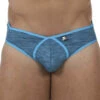 Xtremen Microfiber Thong 91076 -Smooth Men Wear Store Xtremen 91076 Petrol B 1