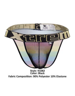 Xtremen Microfiber Pride Bikini 91082 -Smooth Men Wear Store Xtremen 91082 Black 4