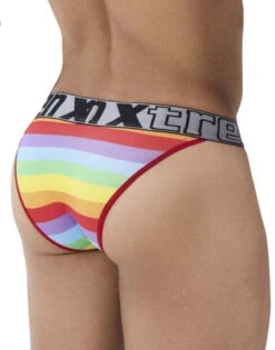 Xtremen Microfiber Pride Bikini 91082 -Smooth Men Wear Store Xtremen 91082 Red 2