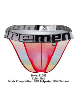 Xtremen Microfiber Pride Bikini 91082 -Smooth Men Wear Store Xtremen 91082 Red 4