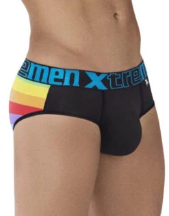 Xtremen Microfiber Pride Brief 91088 -Smooth Men Wear Store Xtremen 91088 Black 3