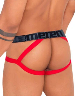 Xtremen Snake Print Jockstrap 91128 -Smooth Men Wear Store Xtremen 91128 Red 2