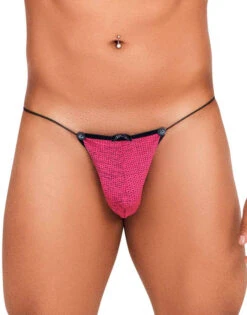 Xtremen Mesh Bikini 91132 -Smooth Men Wear Store Xtremen 91132 Fuchsia 1