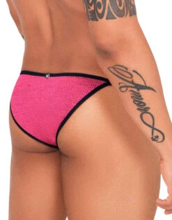 Xtremen Mesh Bikini 91132 -Smooth Men Wear Store Xtremen 91132 Fuchsia 2