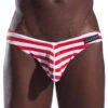 Cocksox American Collection Enhancing Pouch Brief CX01 1 Cocksox American Collection Enhancing Pouch Brief CX01 -Smooth Men Wear Store cx01 liberty stripe 2
