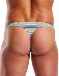 Cocksox Thong Cape Canaveral Stripe CX05 -Smooth Men Wear Store cx05 cape canaveral stripe 4