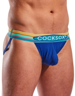 Cocksox Jockstrap Palm Beach Blue CX21N -Smooth Men Wear Store cx21n palm beach blue 3
