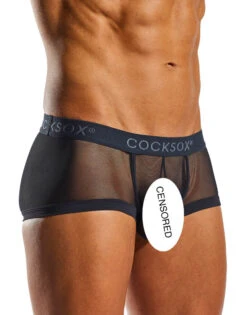 Cocksox Mesh Trunk CX68ME -Smooth Men Wear Store cx68me black shadow 3