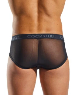 Cocksox Mesh Sports Brief CX76ME -Smooth Men Wear Store cx76me black 4